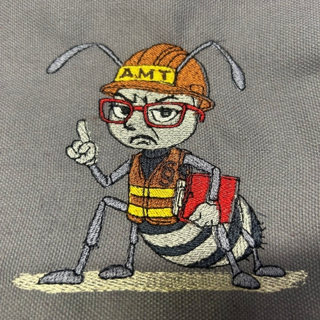 Ameise - Bauaufsicht | 10.12 x 9.96 cm | VS