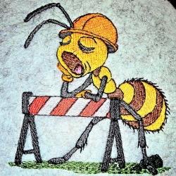 Ameise - wach Posten | 9.20 x 9.56 cm | VS