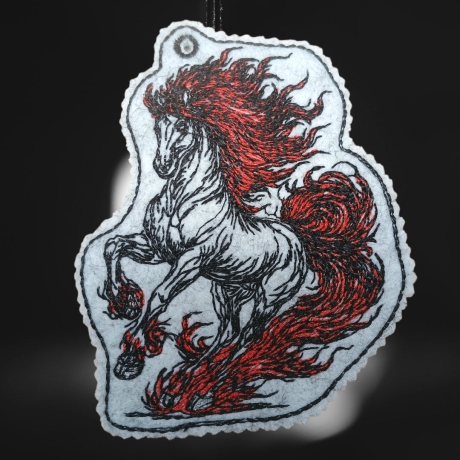 Anhänger Feuerpferd 01 | 7.32 x 9.36 cm | ITH | TS