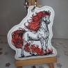 Anhänger Feuerpferd 02 | 8.60 x 9.36 cm | ITH | TS
