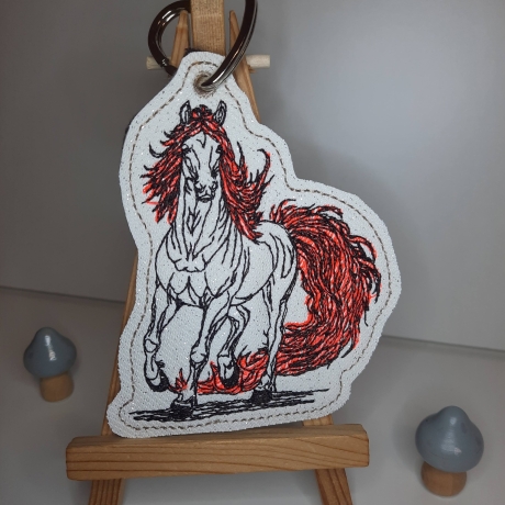 Anhänger Feuerpferd 04 | 7.50 x 9.36 cm | ITH | TS