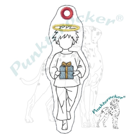ITH- Geschenk-Anhänger Kontur | Junge-Geschenk | 2.57 x 7.31 cm