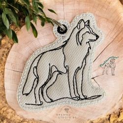 ITH Anhänger Wolf 01 - OneLine - 6.80 x 6.62 cm