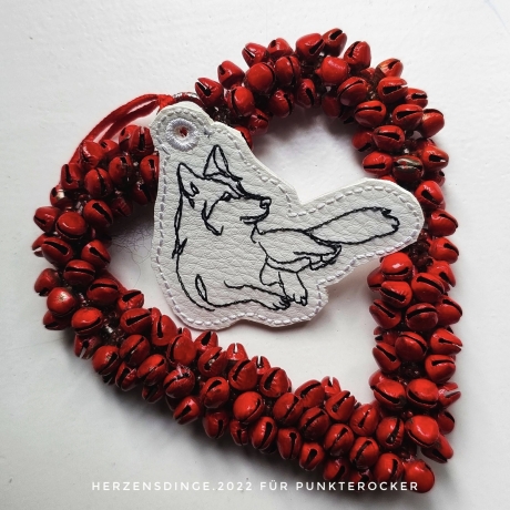 ITH Anhänger Wolf 02 - OneLine - 6.80 x 6.32 cm