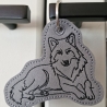 ITH Anhänger Wolf 03 - OneLine - 6.80 x 5.99 cm