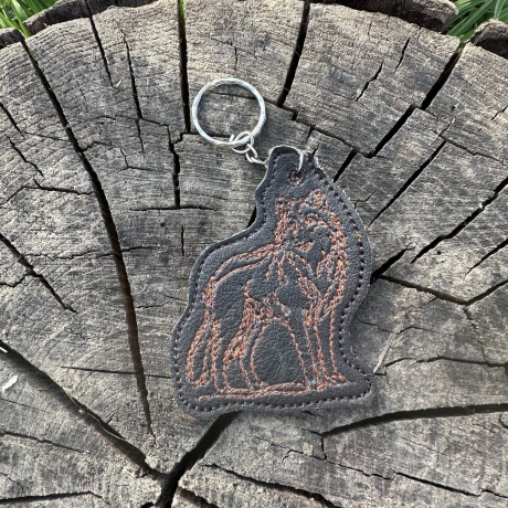 ITH Anhänger Wolf 04 - OneLine - 6.10 x 7.80 cm