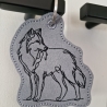 ITH Anhänger Wolf 05 - OneLine - 6.77 x 7.80 cm
