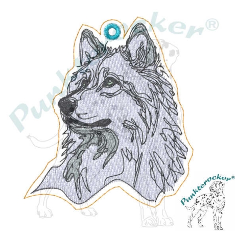 ITH Anhänger Wolfskopf Ranon Vollstick - 6.90 x 7.86 cm