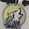 ITH Anhänger Wolfskopf-Mond - Vollstick - 6.95 x 7.57 cm