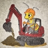 Ameise - der Baggerfahrer | 14.48 x 14.75 cm | VS