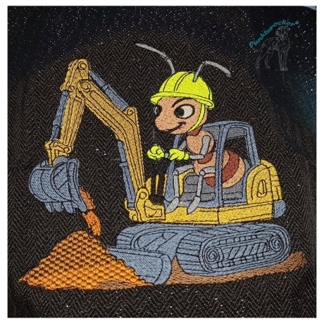 Ameise - der Baggerfahrer | 14.48 x 14.75 cm | VS