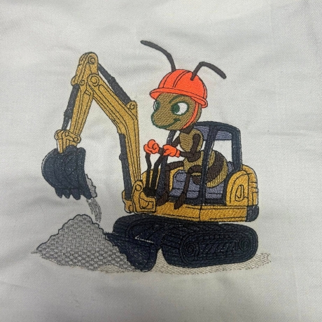 Ameise - der Baggerfahrer | 14.48 x 14.75 cm | VS