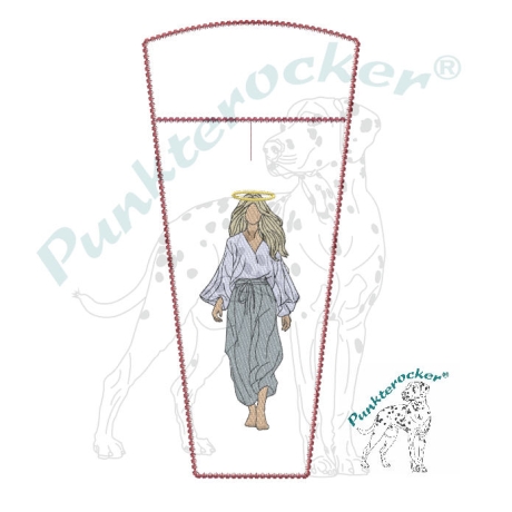 ITH-Bestecktasche | VS - junge Frau | 9.13 x 19.17 cm