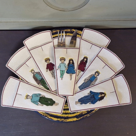 ITH-Bestecktasche | VS - junger Mann | 9.13 x 19.17 cm