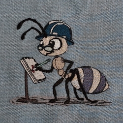 Ameise - der Oberbauleiter | 11.44 x 9.76 cm | VS