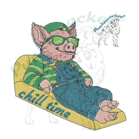Herr Chill - nur keine Hektik | 13.10 x 12.77 cm | VS