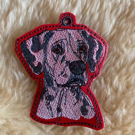 ITH Anhänger Dalmatiner Kopf - Vollstick - 6.32 x 7.85 cm