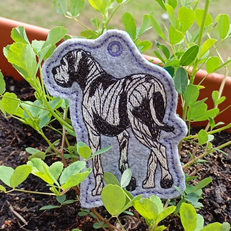 ITH Anhänger Dogge - Vollstick - 6.02 x 7.86 cm