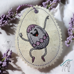 tanzendes Ei - 03 | Anhänger | 6.25 x 8.47 cm | VS | ITH