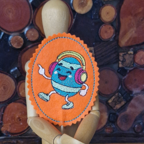 tanzendes Ei - 04 | Stabdatei | 6.00 x 8.15 cm | VS | ITH