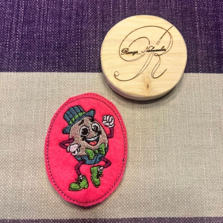 tanzendes Ei - 06 | Stabdatei | 6.00 x 8.15 cm | VS | ITH