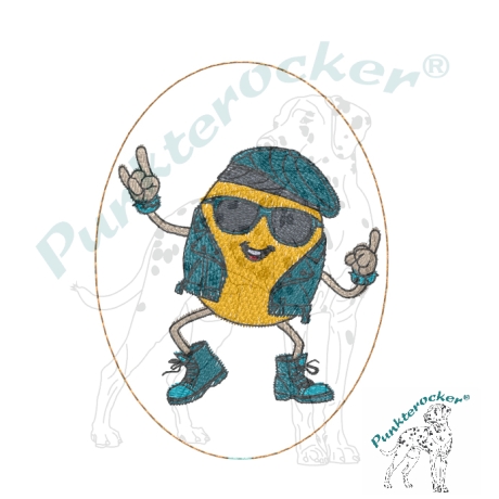 tanzendes Ei - 08 | Stabdatei | 6.00 x 8.15 cm | VS | ITH