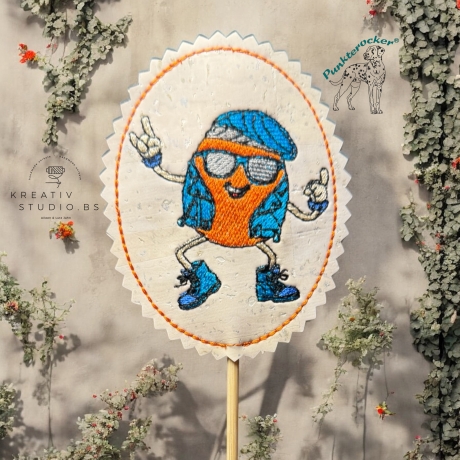 tanzendes Ei - 08 | Stabdatei | 6.00 x 8.15 cm | VS | ITH