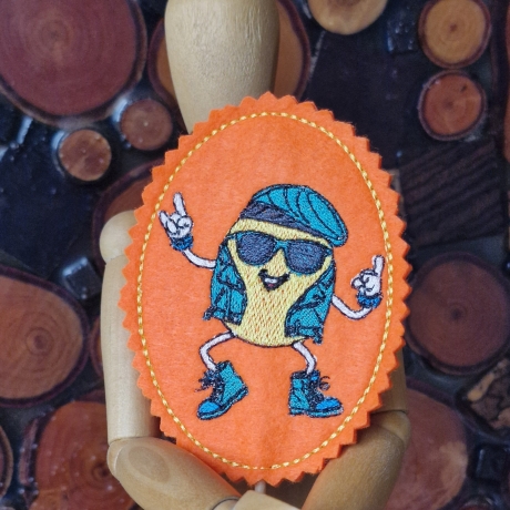 tanzendes Ei - 08 | Stabdatei | 6.00 x 8.15 cm | VS | ITH