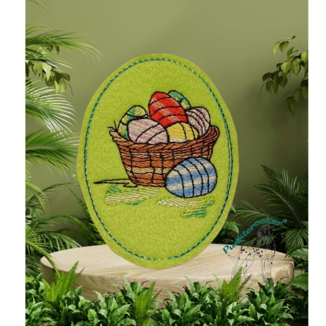 Eierkorb | Stabdatei | 6.00 x 8.15 cm | VS | ITH