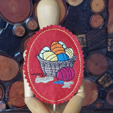 Eierkorb | Stabdatei | 6.00 x 8.15 cm | VS | ITH