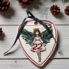 ITH - Engel-(Advents) Kalender – kleines Mädchen – 8.36 x 9.68 cm
