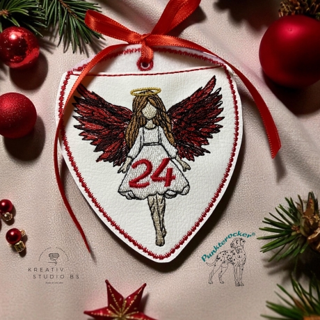 ITH - Engel-(Advents) Kalender – kleines Mädchen – 8.36 x 9.68 cm