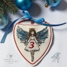 ITH - Engel-(Advents) Kalender – kleines Mädchen – 8.36 x 9.68 cm