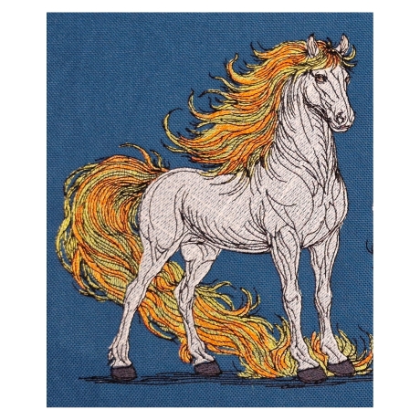 Feuerpferd 02 | Souveränität & innere Kraft | 12.77 x 13.82 cm