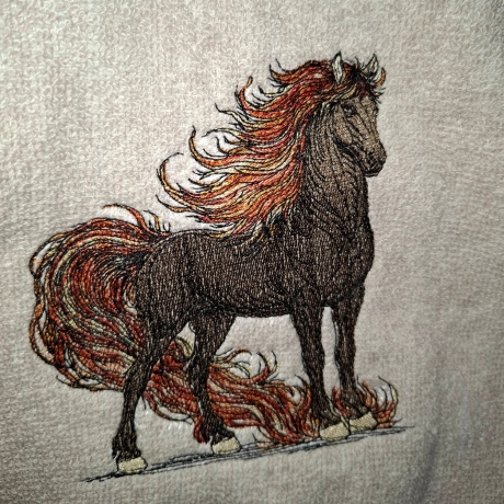 Feuerpferd 02 | Souveränität & innere Kraft | 12.77 x 13.82 cm