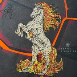 Feuerpferd 03 | Dynamik & Aufbruch | 11.39 x 17.40 cm