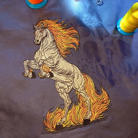 Feuerpferd 03 | Dynamik & Aufbruch | 11.39 x 17.40 cm