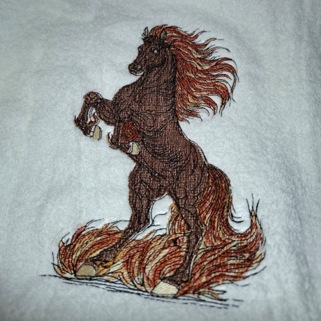 Feuerpferd 03 | Dynamik & Aufbruch | 11.39 x 17.40 cm