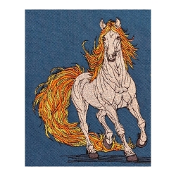 Feuerpferd 04 | Souveränität & innere Kraft | 14.08 x 16.82 cm