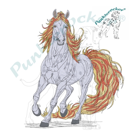 Feuerpferd 04 | Souveränität & innere Kraft | 12.76 x 15.24 cm