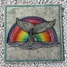 Fluke 1  | 9.68 x 9.67 cm | ITH Untersetzer/ Patch eckig