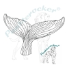 Fluke 1  | 9.68 x 9.67 cm | ITH Untersetzer/ Patch eckig