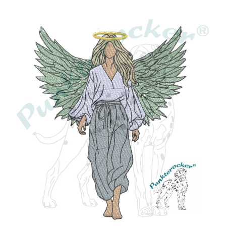  VS | junge Frau mit Flügel | 7.95 x 10.07 cm