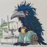 früher Vogel - Rabe | 15.76 x 15.31 cm | VS