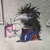früher Vogel - Rabe | 15.76 x 15.31 cm | VS