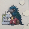 früher Vogel - Rabe | 15.76 x 15.31 cm | VS