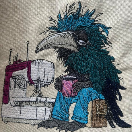 früher Vogel - Rabe | 15.76 x 15.31 cm | VS