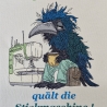 früher Vogel - Rabe | 15.76 x 15.31 cm | VS