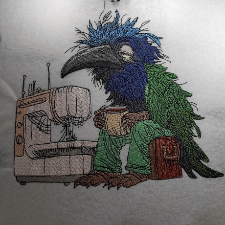 früher Vogel - Rabe | 15.76 x 15.31 cm | VS