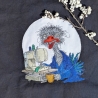 früher Vogel - Strauss | 15.77 x 15.00 cm | VS